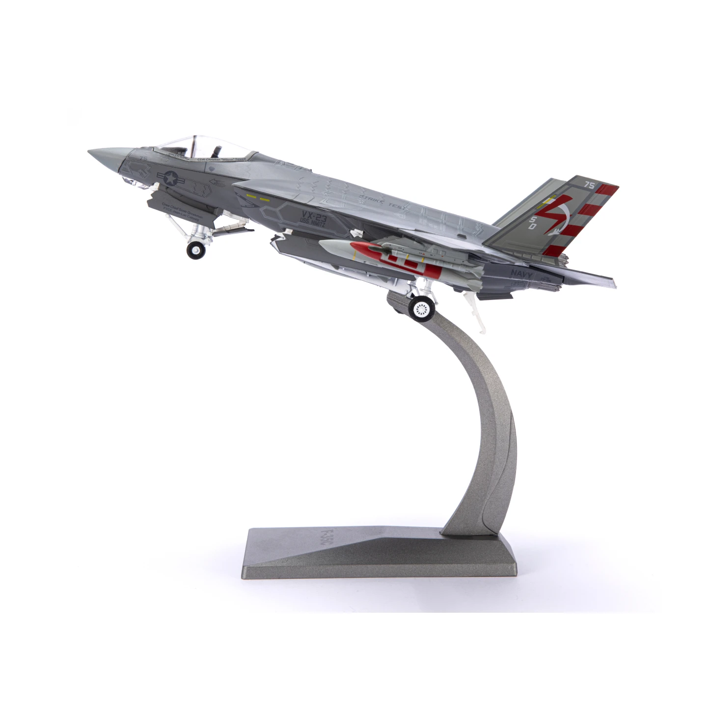 Modèle de Jet de chasse furtif F35C, échelle 1/72, Simulation d'avion militaire, jouet de Construction en alliage à collectionner pour adultes