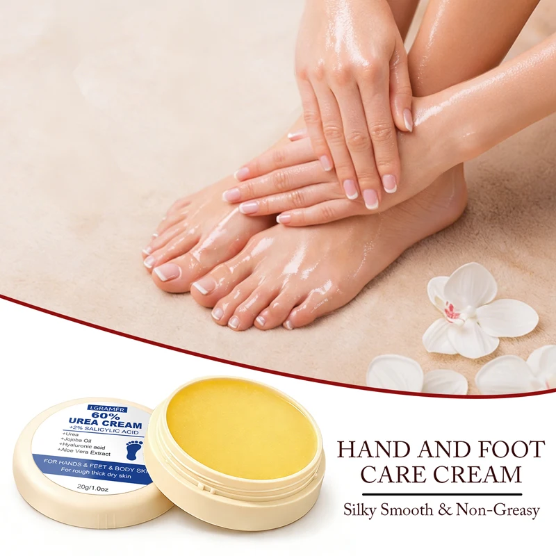 60% Urea Cream + 2% Salicylic Acid Hand and Foot Skin Mask Moisturizing Exfoliating Hand Wax Cream Exfoliating Foot Skin Care