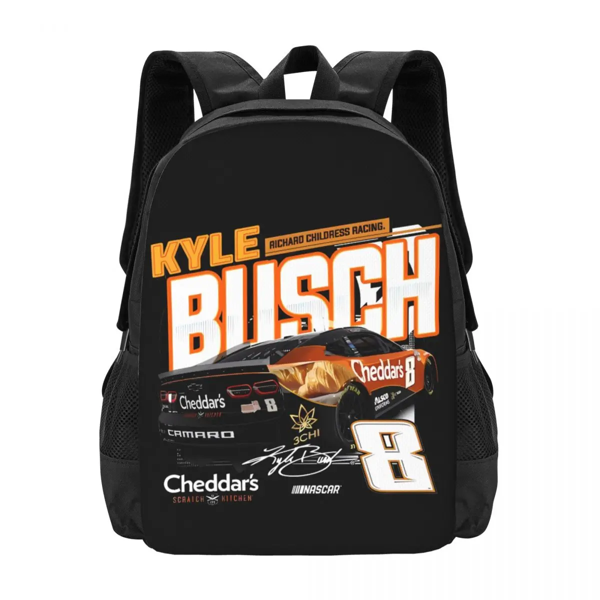 Kyle Busch 8 Travel Laptop Backpack, Business College School Computer Bag Gift for Men & Women