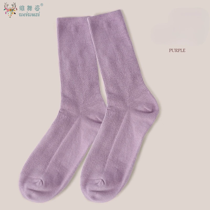 Calcetines de baile profesionales para mujer, medias de algodón con parte inferior de tubo medio, calcetines de baile modernos, calcetines deportivos antideslizantes para interiores, calcetines de entrenamiento de Ballet