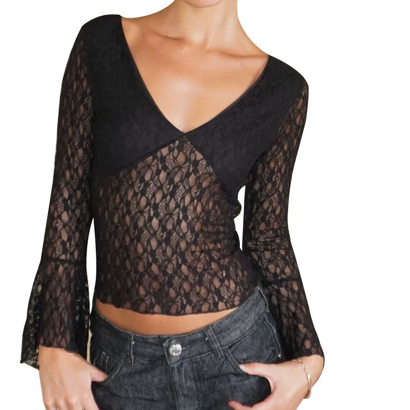 

Новый базовый женский топ с длинными рукавами, модный стиль, простой повседневный универсальный топ на пуговицах Cw37178