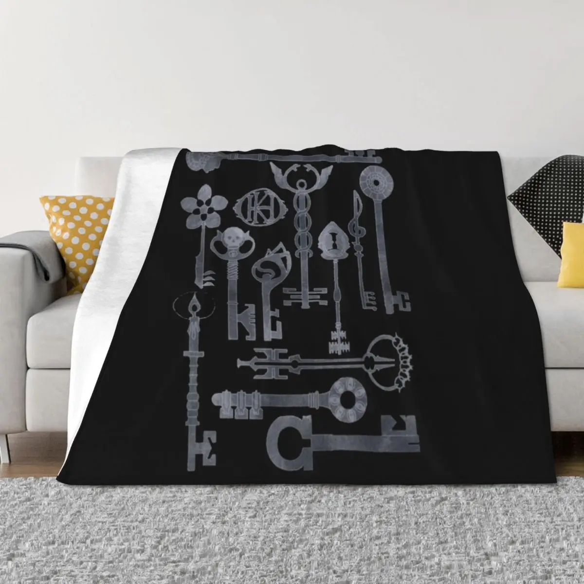 

Key House Keys Throw Blanket Personalized Gift Multi-Purpose decorative Summer Blankets
