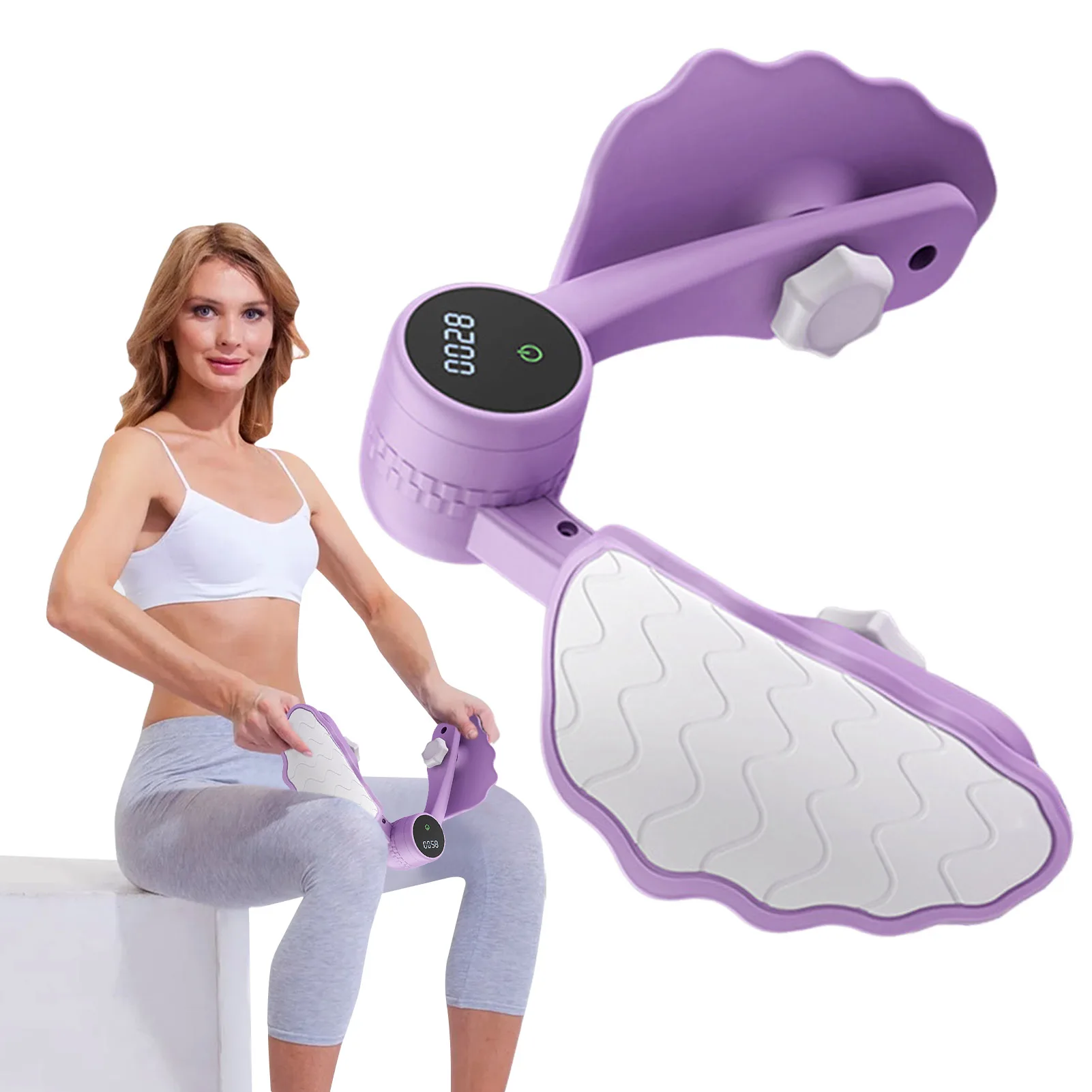 Pelvic Floor Muscle Trainer Kegel Exerciser Arm Leg Exerciser With Counter Butt Workout Equipment For Women Real-Time Detect