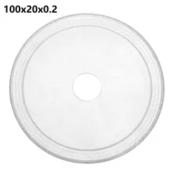 1pc Diamond Cutting Disc 20mm Bore Super Thin Saw Blade Wheel For Glass Stone Amber Crystal Gemstone Cutting 100/110/120/150mm