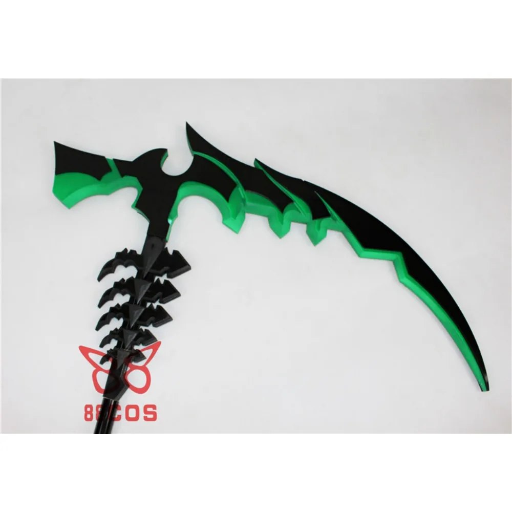 Dead Master Green Version Takanashi Yumi Cosplay Prop Scythe for Anime Exhibition Halloween Party