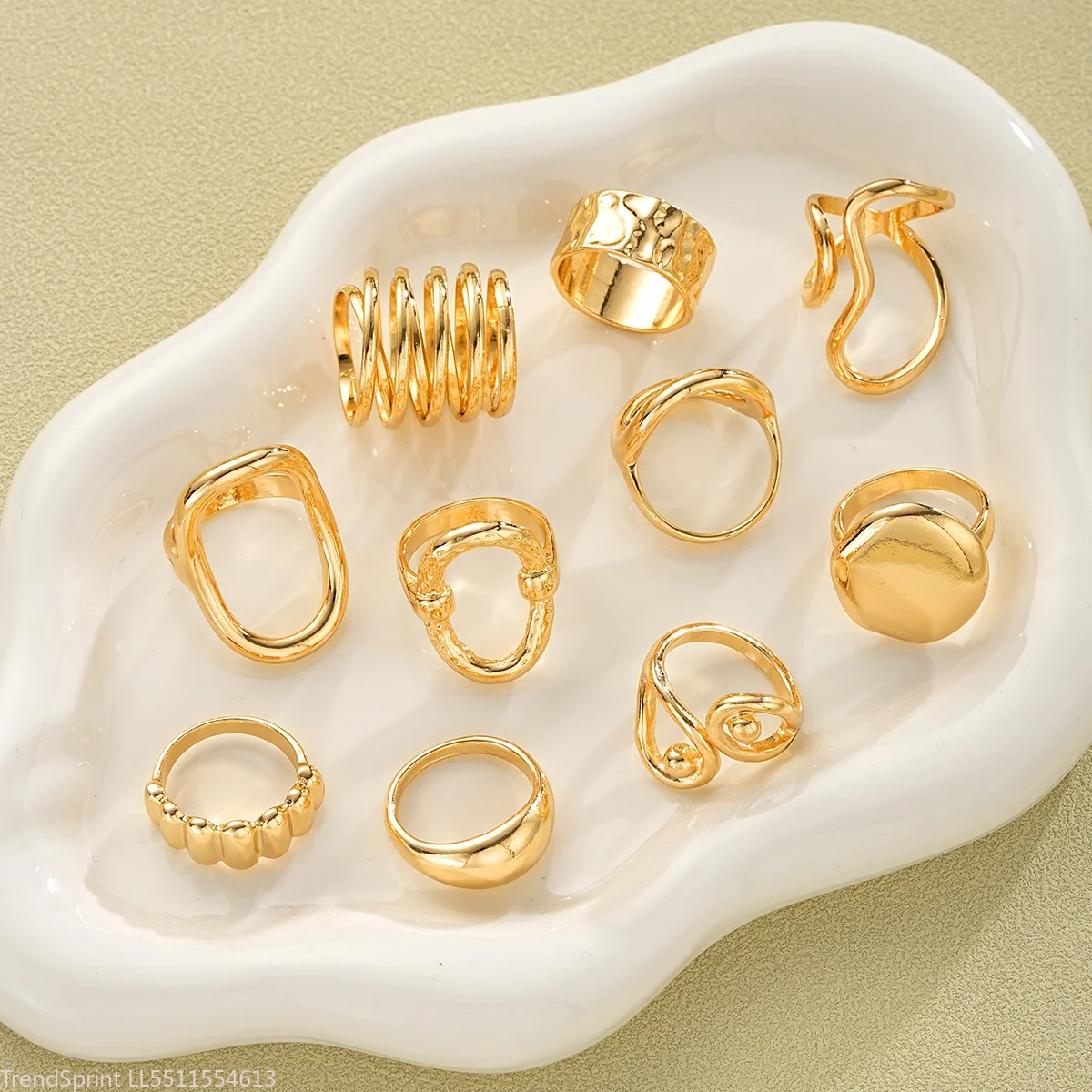 10-delige set onregelmatige gl - Women'S Accessories recensie en prijs