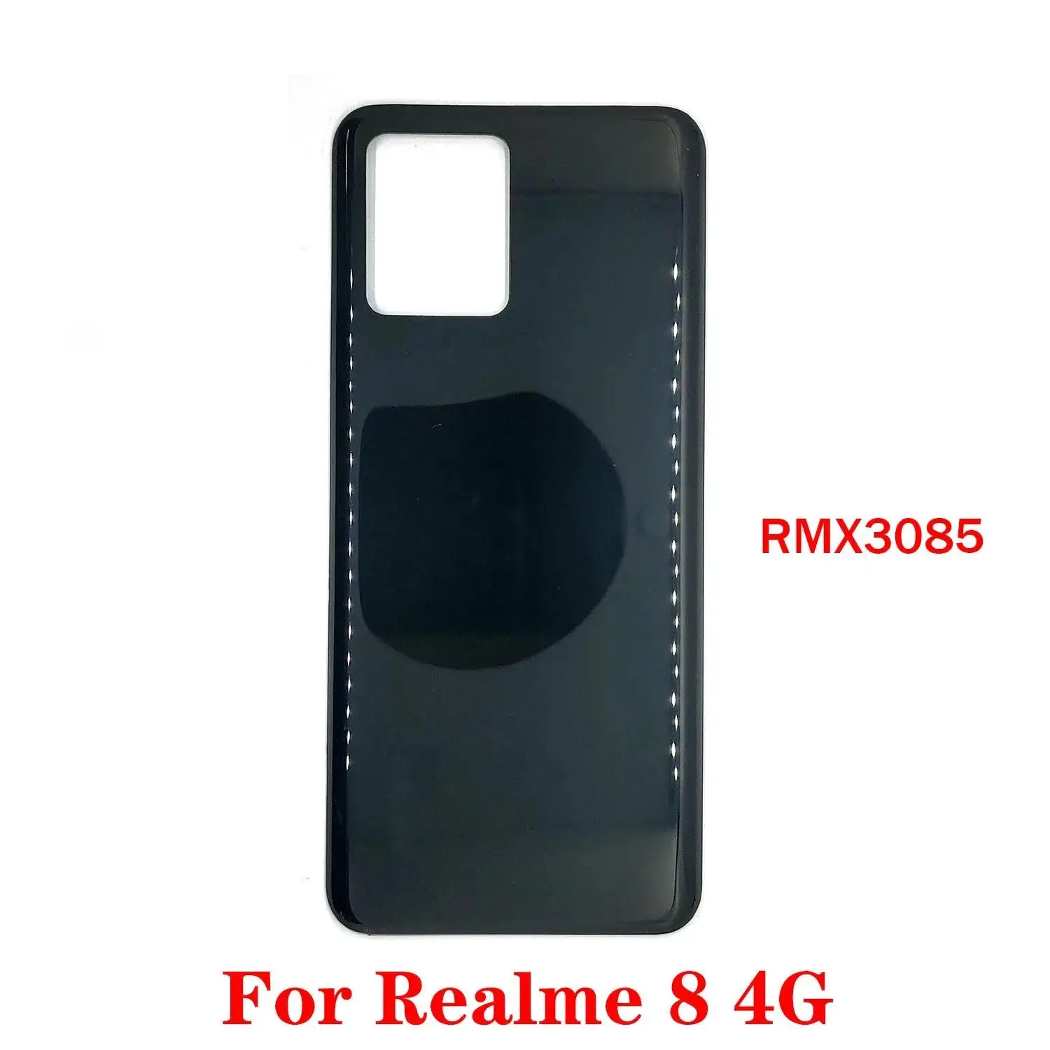 Для Realme 8 4G RMX 3085 задняя крышка батарейного отсека задняя панель дверной корпус запасные части