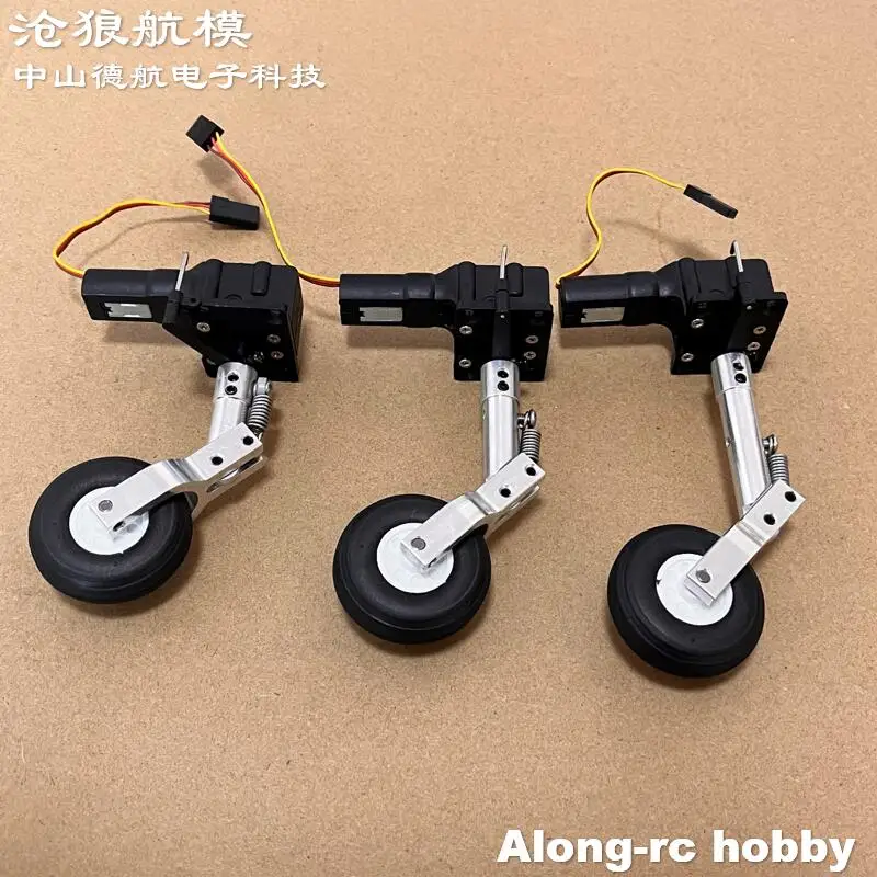 Höhe 65 75 85 mm Mini-Feder-Knielfahrwerk 1,5 Zoll Raddämpfung oder Nase einziehbares Teil RC-Modellflugzeug EDF-Flugzeug – Detail 31