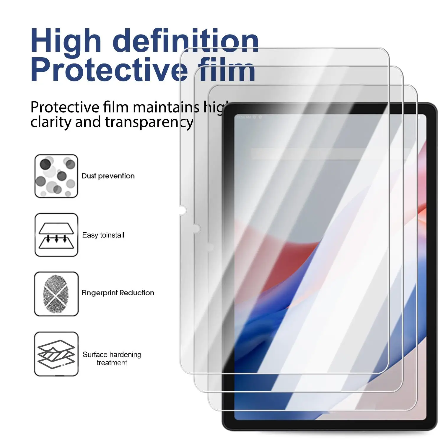 For ALLDOCUBE IPlay 70 SE Tablet Screen Protectors Full Cover 9H Tempered Glass Protective Films For ALLDOCUBE IPlay 70SE