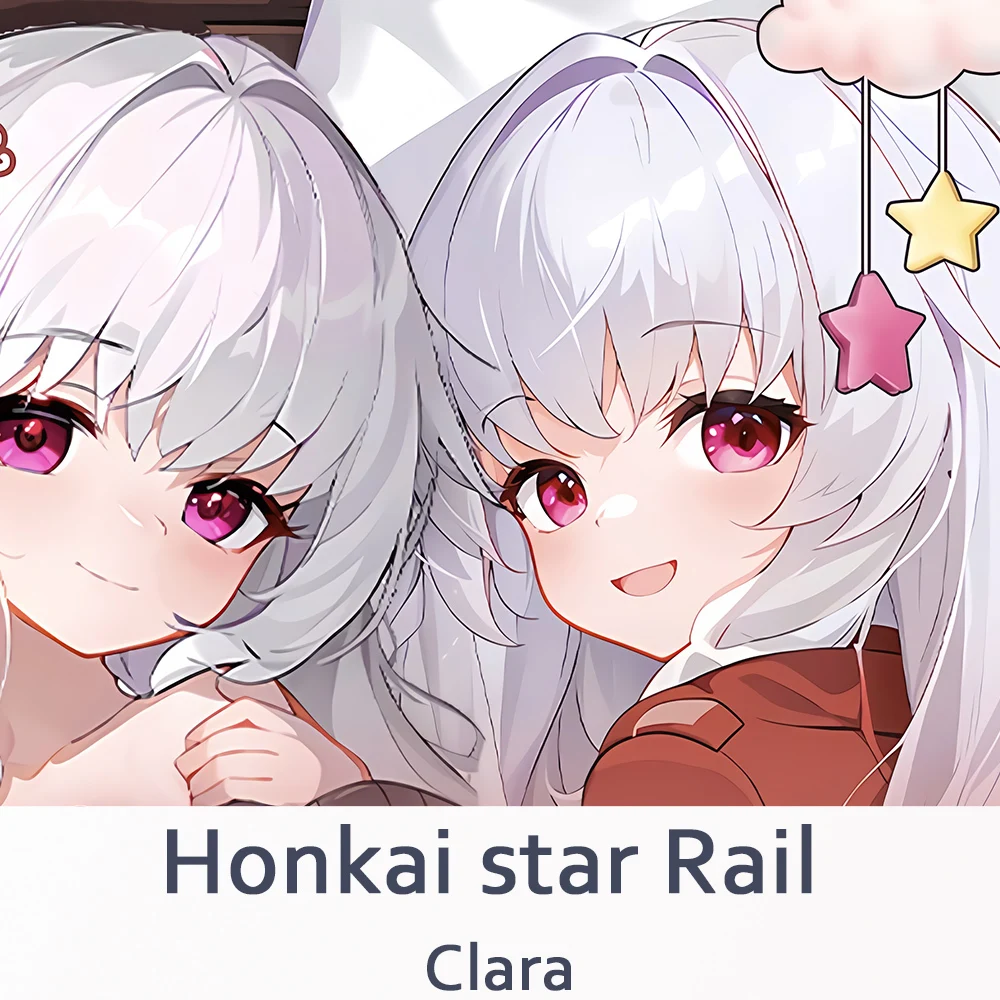 

Honkai Star Rail Clara Dakimakura Waifu Pillowcase 2-Side Print Pillow Case Hing Body Cushion Cover Otaku Gift