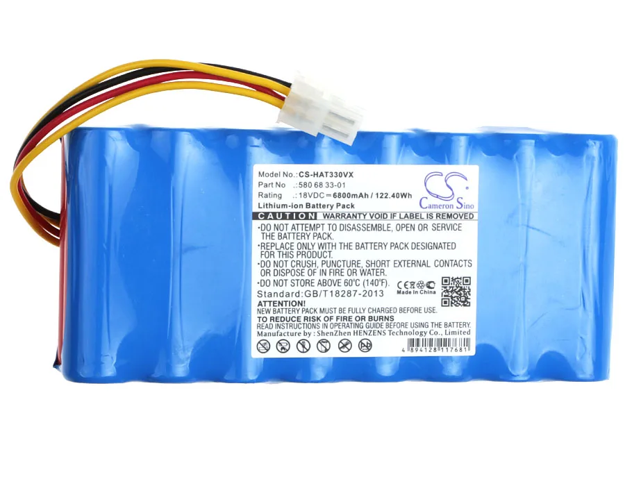 CS Replacement Battery for Husqvarna Automower 320,Automower 330X,Automower 430,Automower 4 PN:580 68 33-01 6800mAh / 122.4Wh