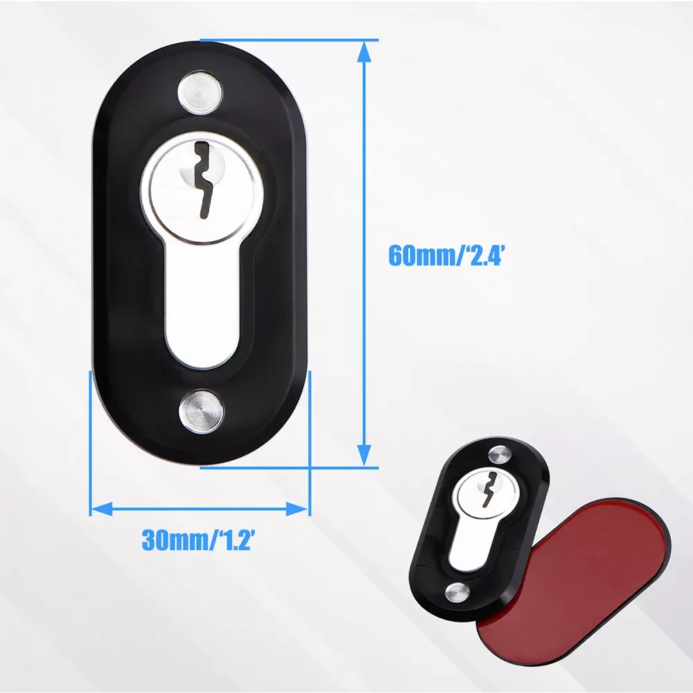 2x Dummy Camper Van Door Anti-Theft Security Protection Kit Deadlock Locks for Caravan RV Motorhome Accessories