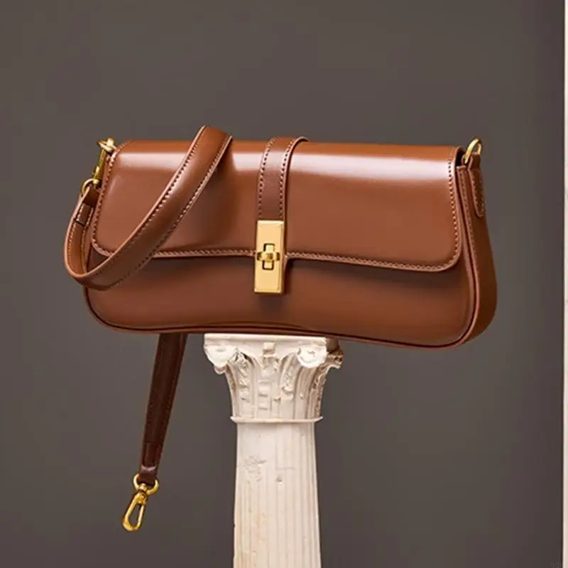 

63HC Women Shoulder Bag Leather Crossbody Bag Aesthetic Bag for Daily