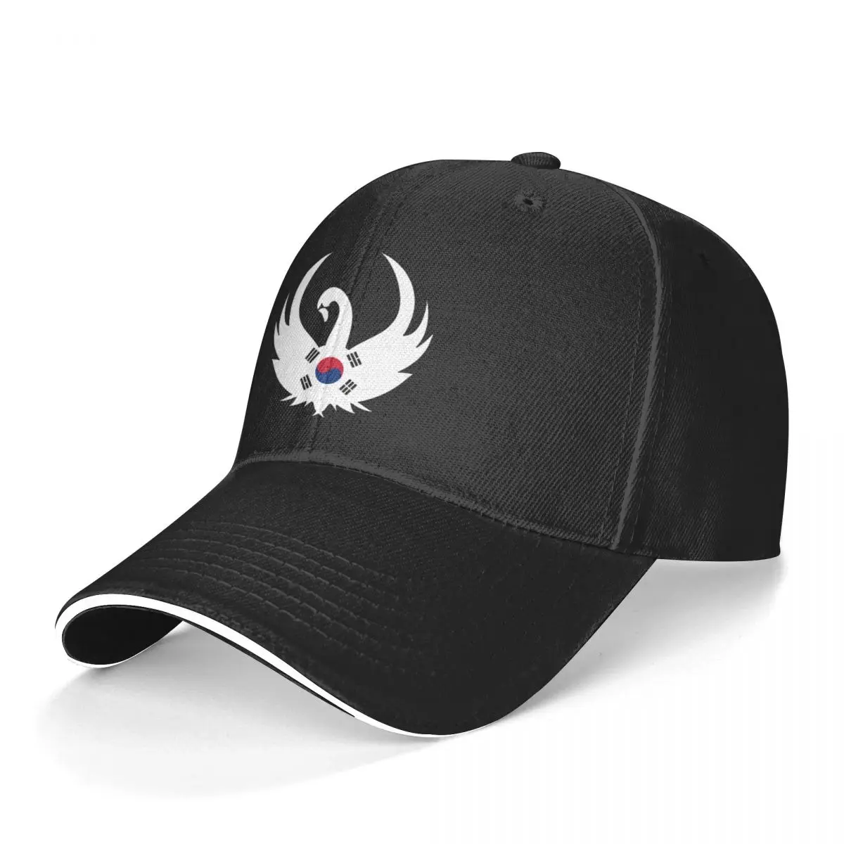 2022 South Korea Flag Swan Summer Sun Cap Breathable Adjustable Male Outdoor fishing brand Hat