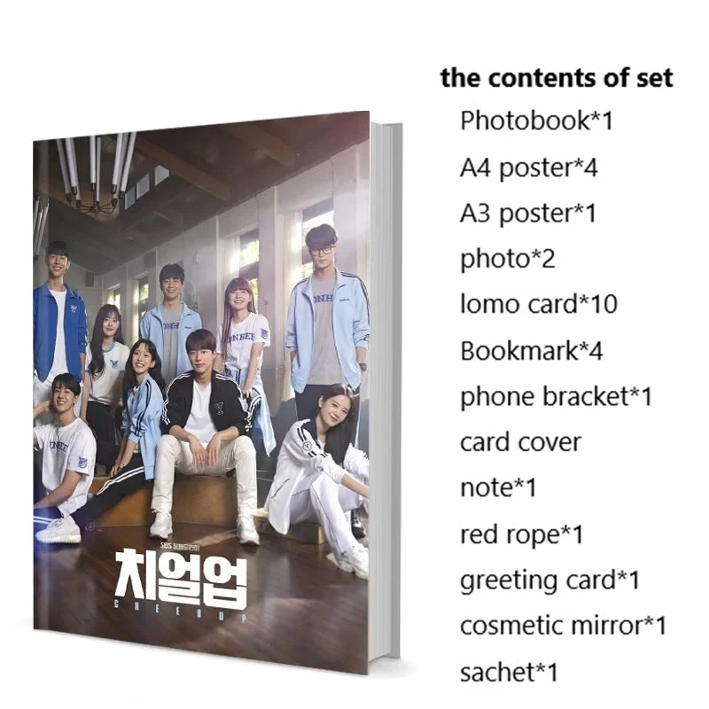 

Cheer Up Ji-hyun Han In Hyuk Bae Hyun Jin Kim Photobook Set With Poster Lomo Card Bookmark Photo Album Art Book Picturebook