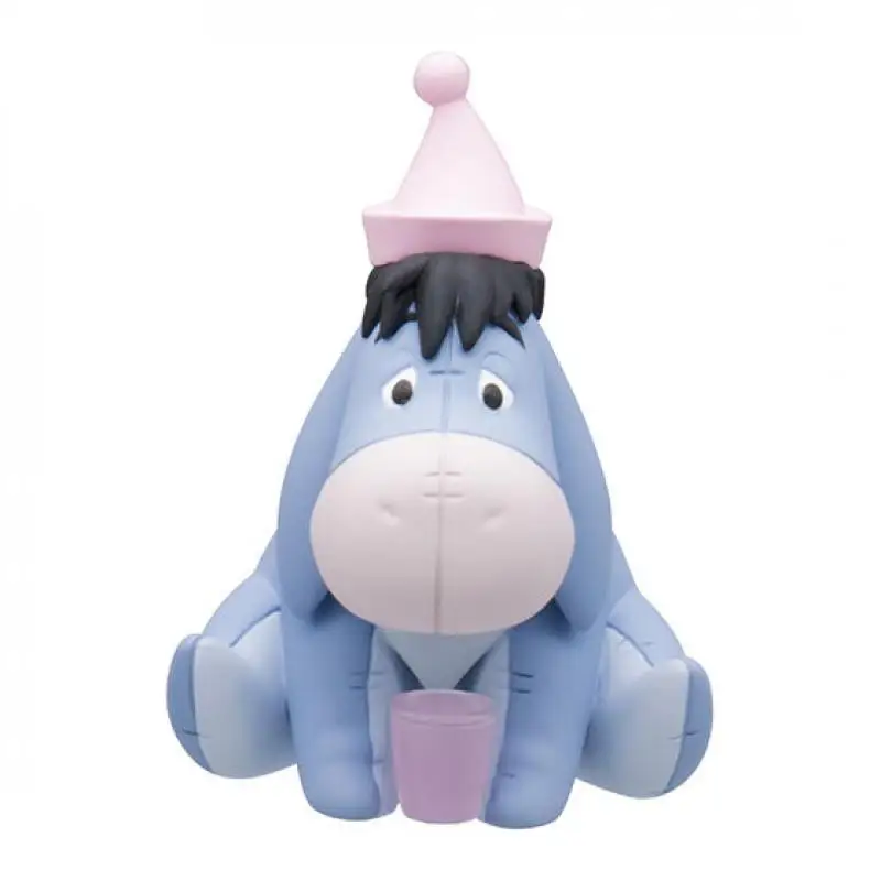 5pcs/set Genuine BANDAI DISNEY Pooh Bear Tigger Piglet Eeyore Cheers Twisted eggs Anime Action Figure Model Toys Gift