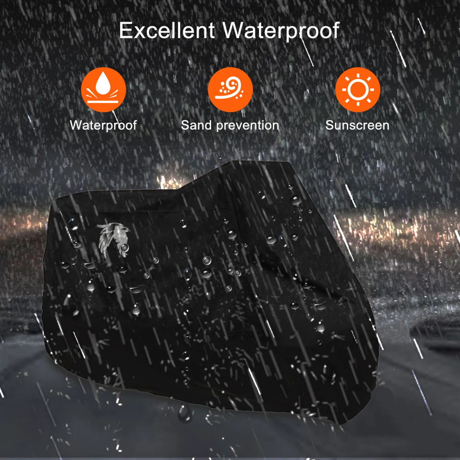 XXXL Waterproof Motorcycle Cover For Harley Davidson Street Glide Electra Glide Ultra Classic FLHTCU Road King Touring Honda GL