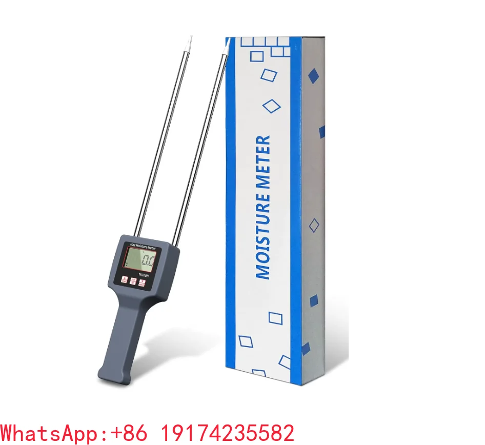 Hay Moisture Tester with Probe Accurate Moisture & Temperature Detection