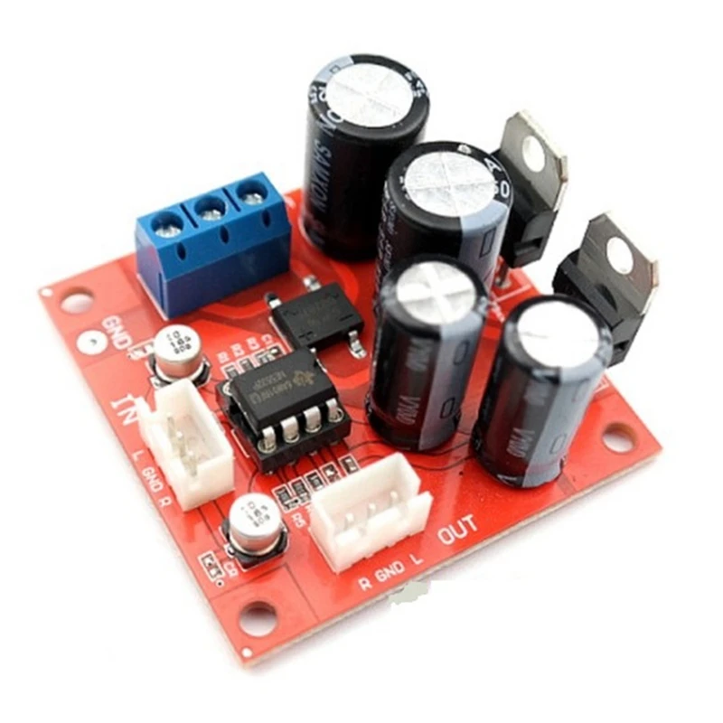 NE5532 Preamplifier Board Vinyl Record Player MM MC Phono Preamplifier Preamp Board NE5532 OP Amp Dual AC 5-16V