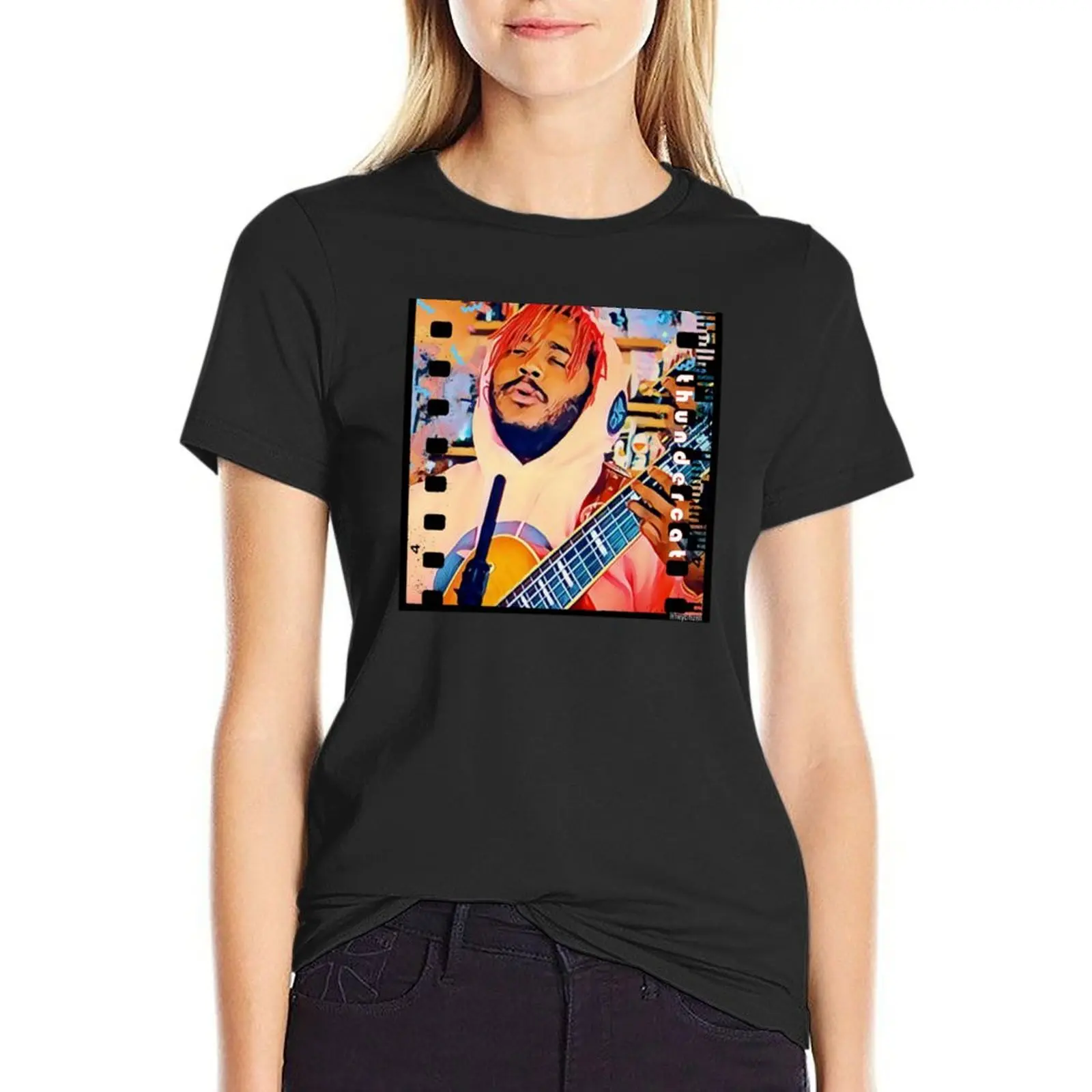 Thundercat (Film Strip Design) T-Shirt customizeds funny Female clothing female Woman T-shirts