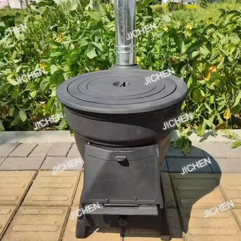 

Chimeneas Fire Wood Heater Cast Iron Wood Coal Dual-purpose Heating Stove Rural Indoor Household Fire Stove Multi-function Stove