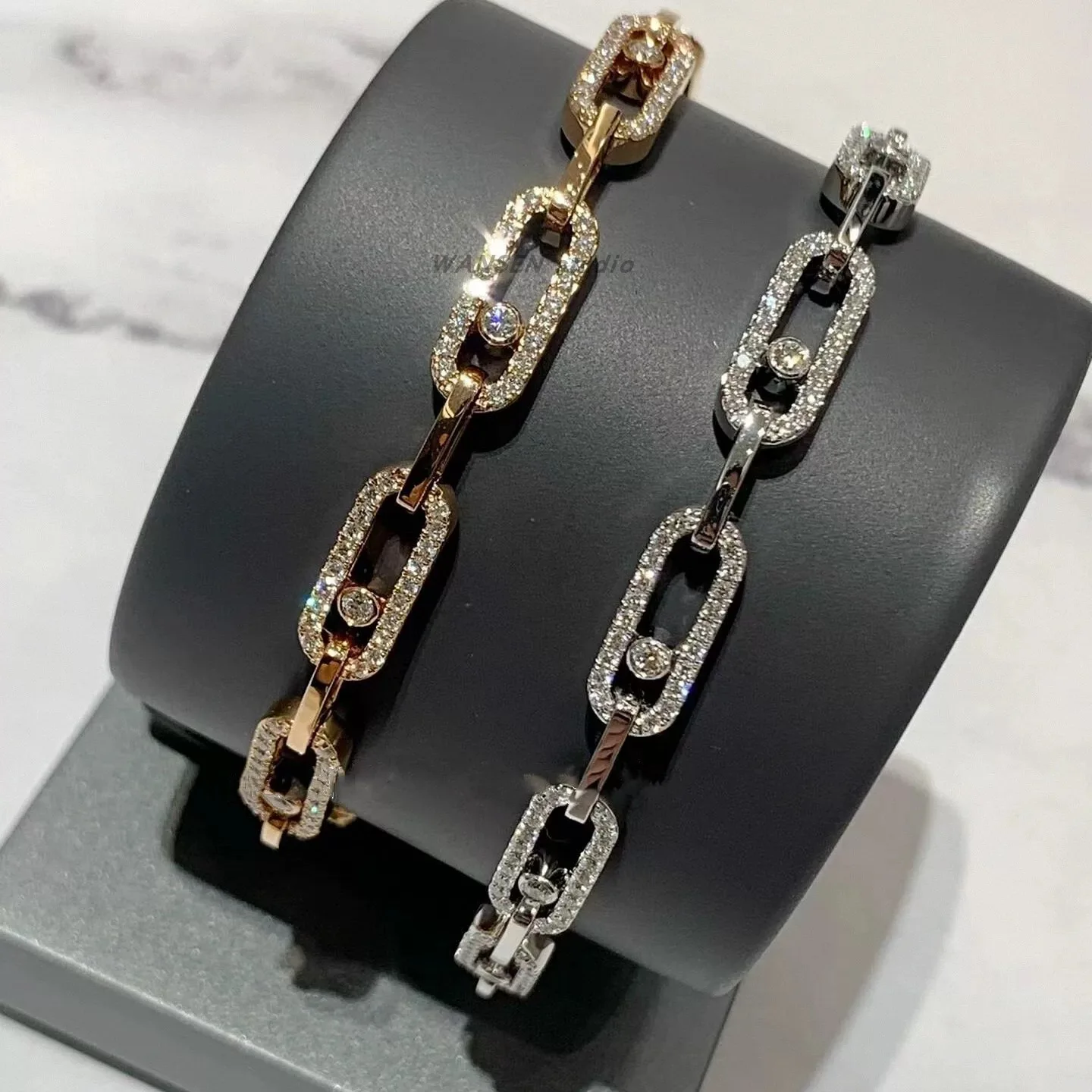 

Best Choice !925 Sterling Sliver Diamond Sparkling Luxury Bracelet, Jewelry Gift for Women Girls and Men