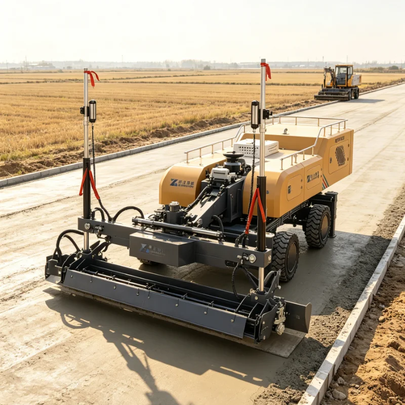 Customized Laser Screed Machine Ride On Screed Walk Behind Type High Efficiency Floor Leveling Commercial Construction Tool