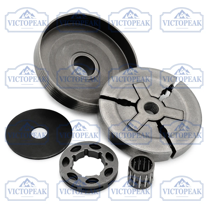 Kettensägenteile 5800 Kupplung und 3/8-7 Kettenrad-Kit für Großzahnkette 3/8" 0,058" – Detail 4