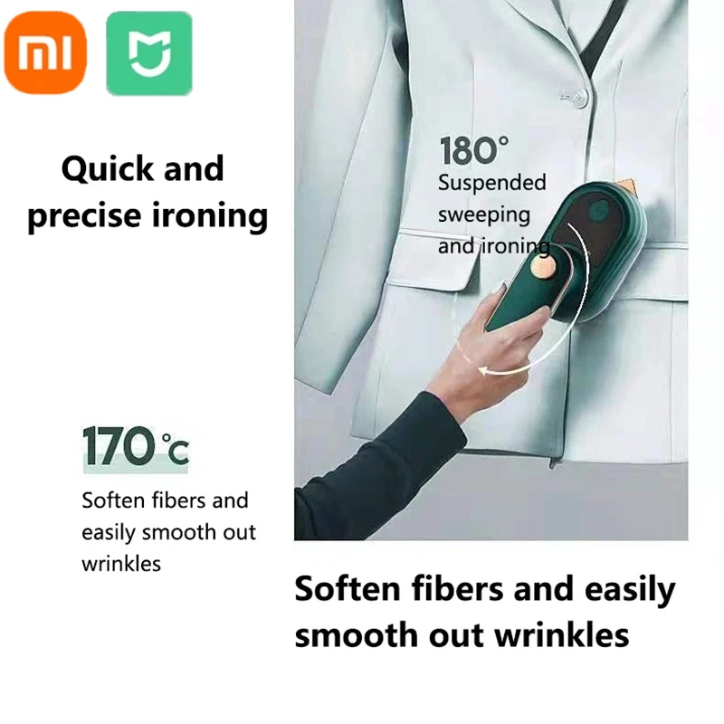 Xiaomi 2 في 1 يده البخار الحديد آلة تنظيف الملابس بالبخار مكوّاة السفر المحمولة مكوّاة الملابس مكوّاة باخرة