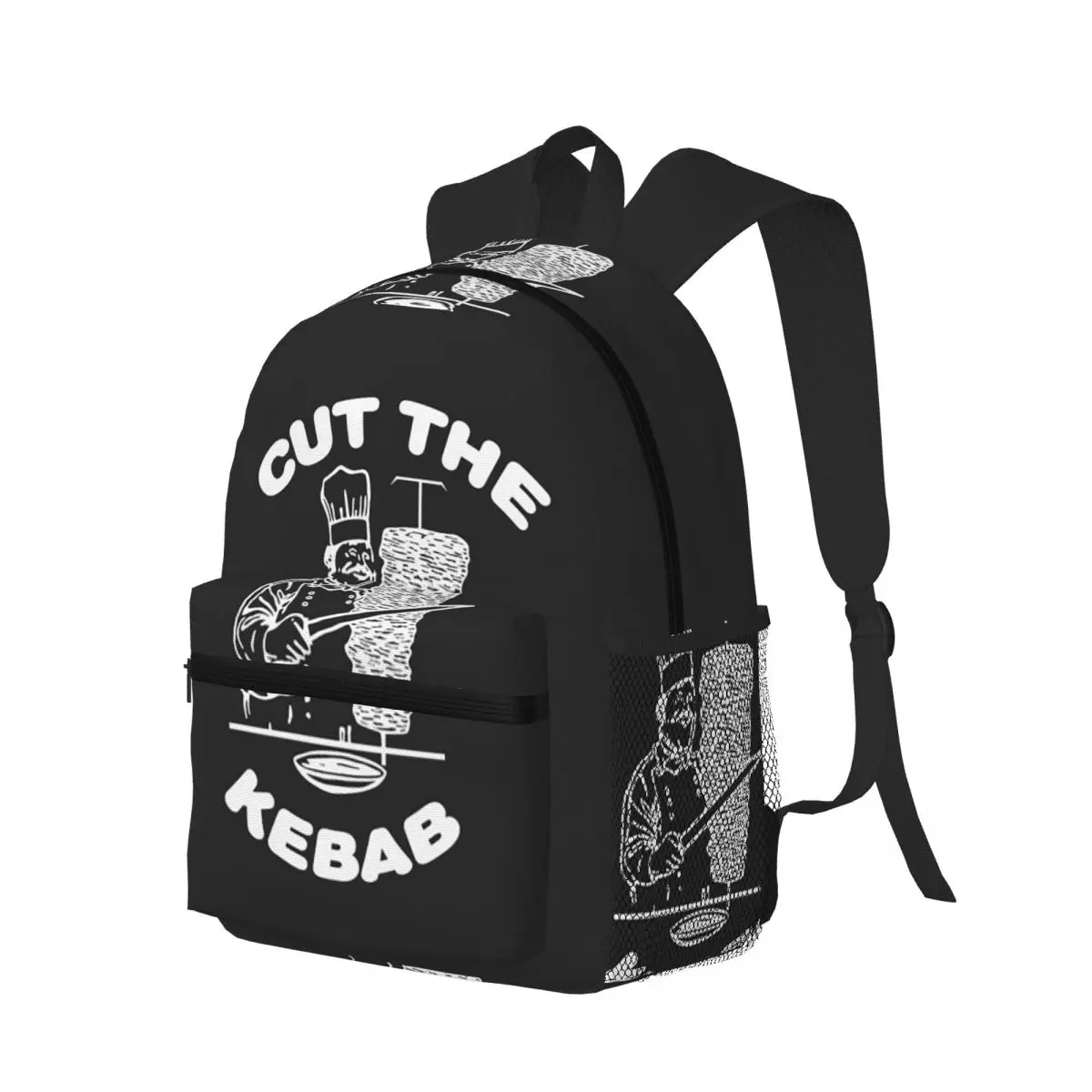 

Doner Kebab Student Backpack School Bag Hiking Travel Daypack for Boys Girls Bookbag Shoulder Bags