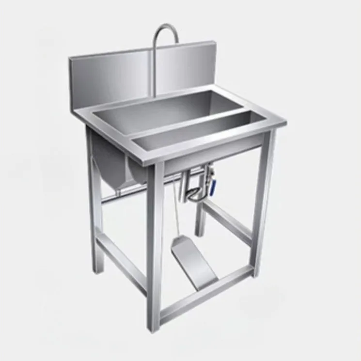 حوض تجاري من الفولاذ المقاوم للصدأ حوض الفندق مصنع أغذية رياض الأطفال حوض دواسة القدم #4