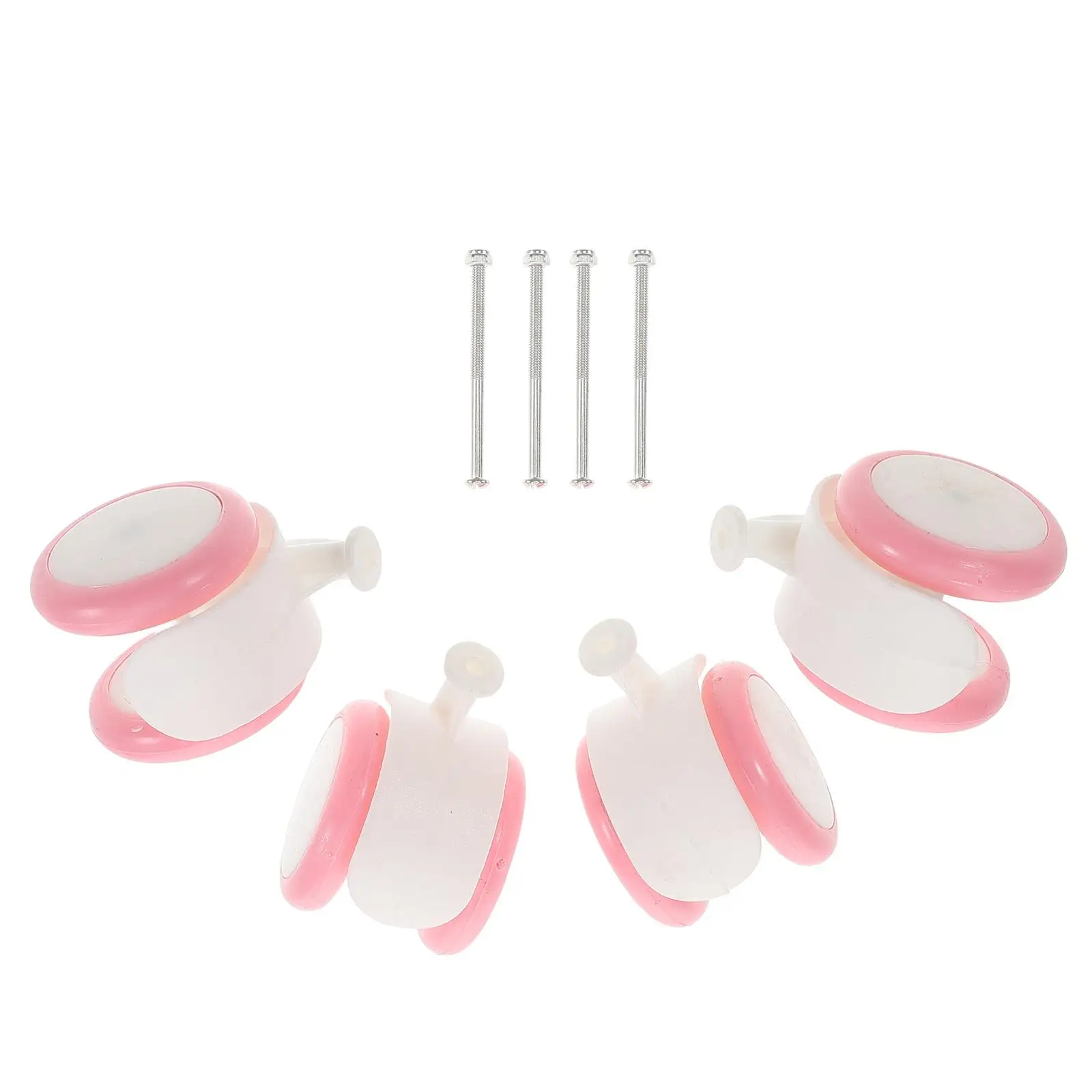 

4 Pcs Baby Walker Wheel Accessories Replacement Toddler Wheels Smooth Rolling Easy Installation Strong Capacity