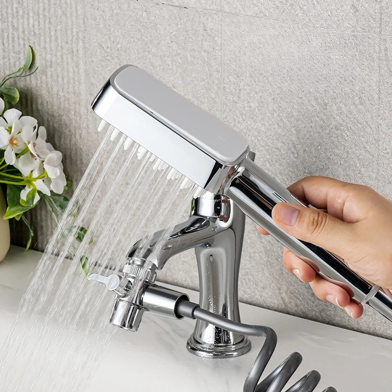 

Faucet External Shower Set Bathroom Multi-function Massage Pressurized Copper Faucet Shower Toilet Basin Shampoo Accessories