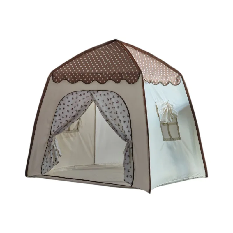 Idealny do odgrywania ról i przebierania się, namiot do zabawy, wytrzymały namiot do zabawy, duży różowy namiot księżniczki z kwiatami dla dzieci