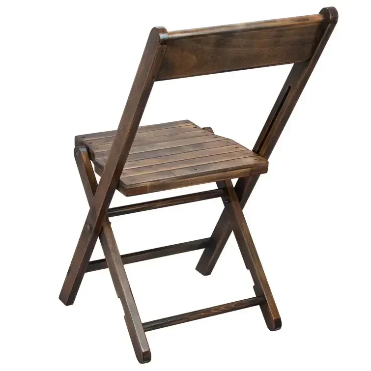 Factory Direct Selling Wooden Banquet Wedding Party Outdoor Chair Wood Padded Folding Chairs