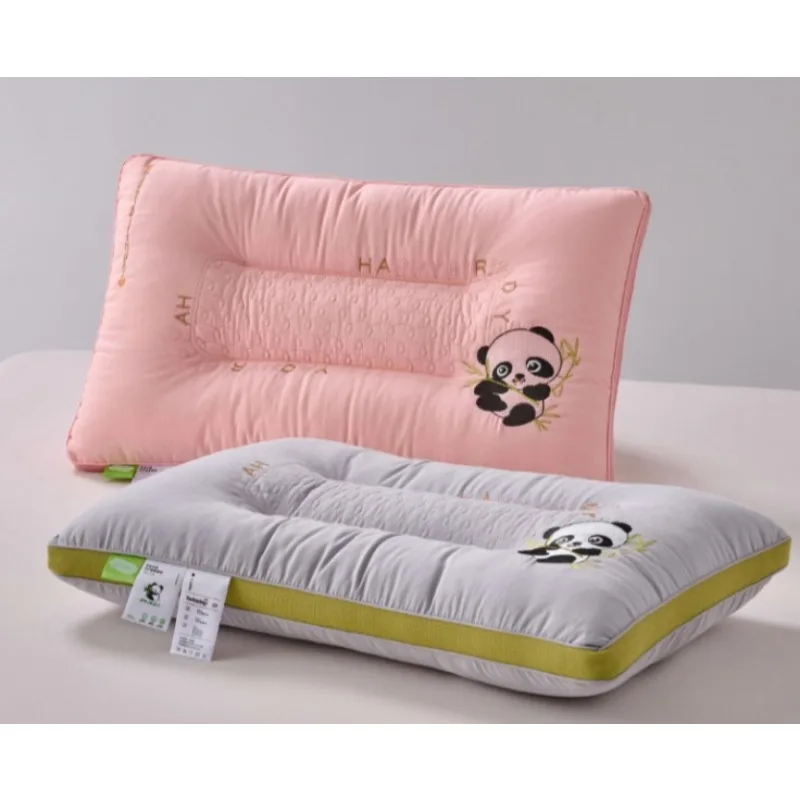 1PCS Panda cute pillow universal in all seasons, soft and high elastic without deformation, student dormitory household pillow