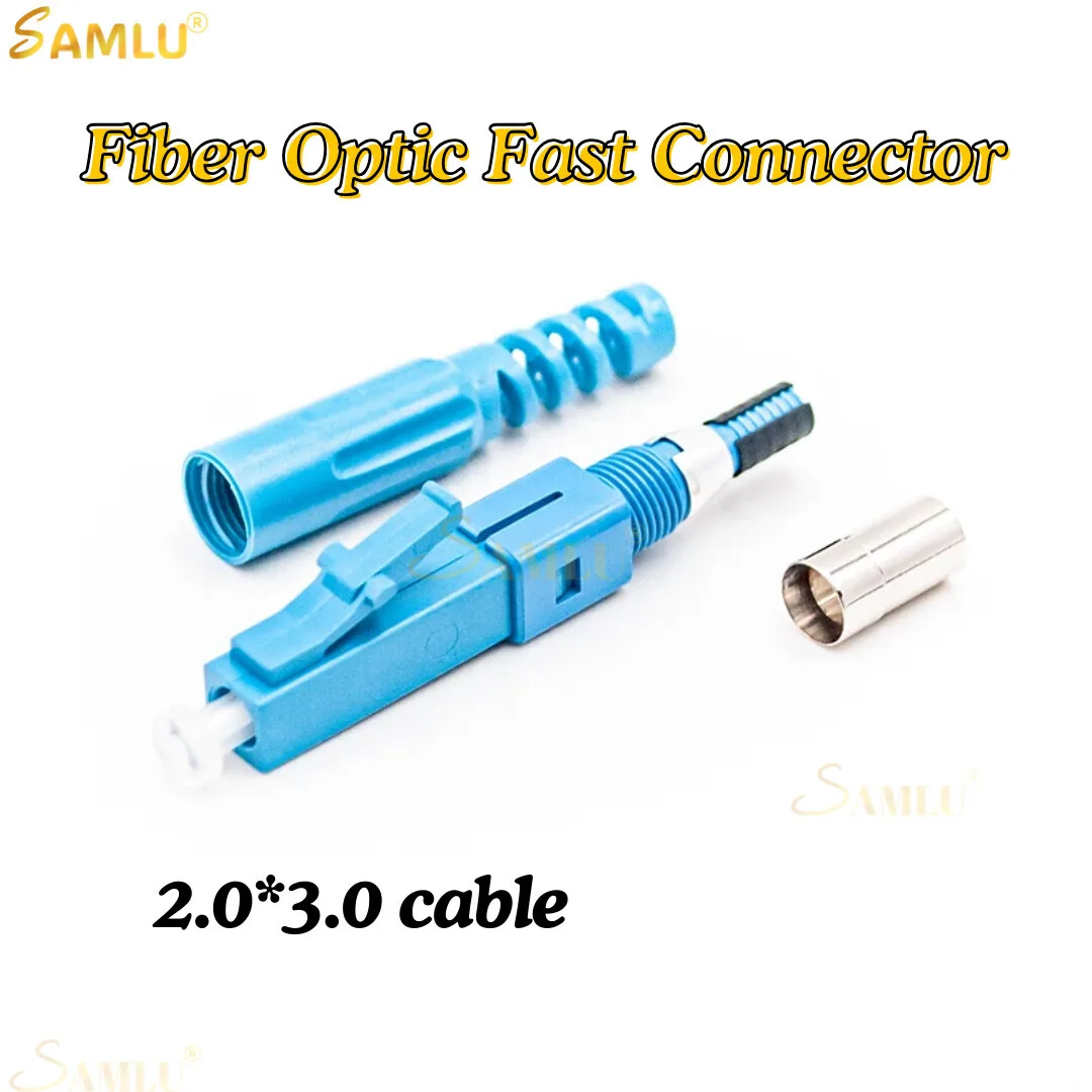 

Single Mode UPC 2.0*3.0 cable SM LC Embedded Type FTTH Fiber Optic Fast Connector Adapter For Cold Splice