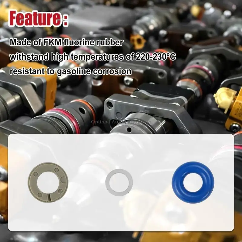 Easy Install Injector Repair Seal with O-Rings LR037089 T2H33724 Injector Maintenance for Sport 2010-2013