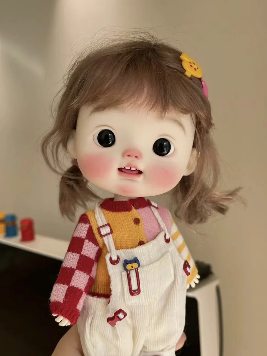 재고 있음 소녀 1/6 디안브로 BJD 디안메이 디안시스터 BJD SD 인형 큰 머리 레진 소재 DIY 어린이 장난감 소녀 선물 무료 배송