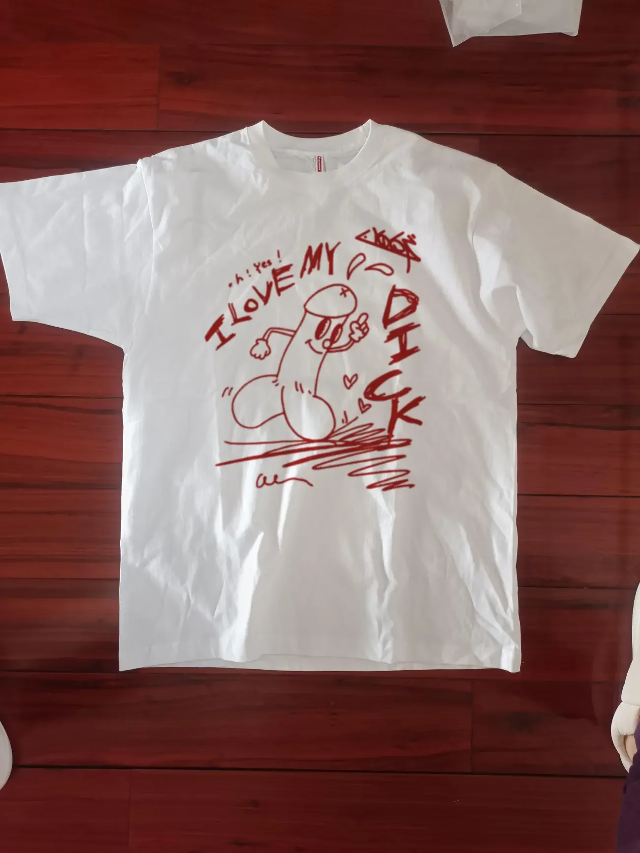 Ropa de calle con estampado de ILOVEMY para mujer, camiseta de pareja gótica informal, camiseta de gran tamaño con patrón divertido de Hip Hop, Y2K, 2023