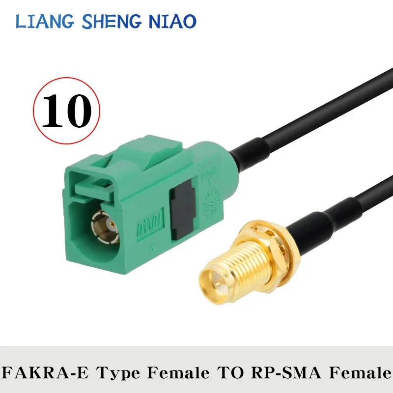 Imagem -04 - Fakra E-masculino e Feminino Rg174 Cabo Coaxial Rádio de Carro por Satélite Telefone Celular Gsm 50ohm Telemática Cabo de Extensão