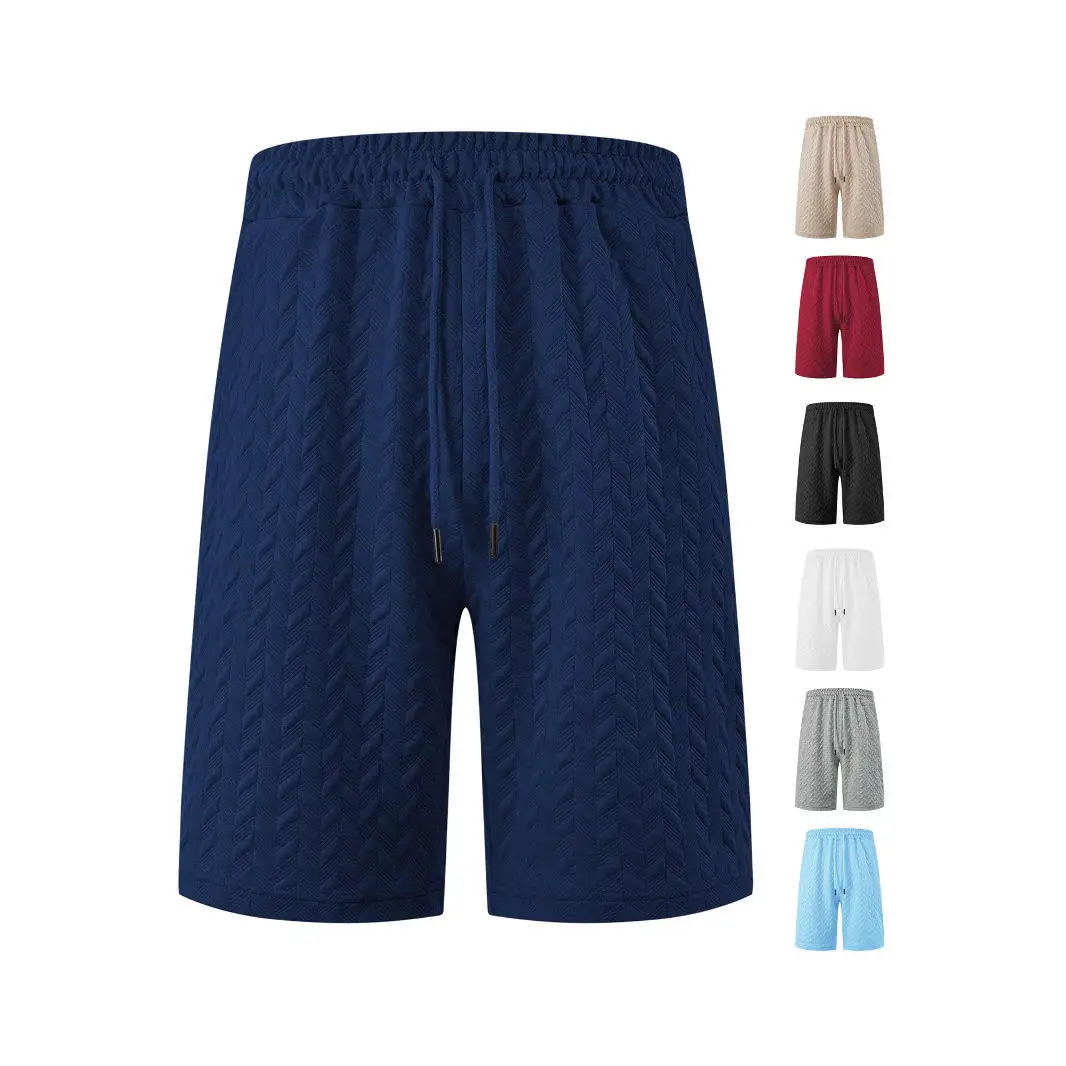

New Men's Casual Embroidered Shorts Fashionable Slim Fit Beach Pants Independent Station Bestseller Breathable Summer Wear