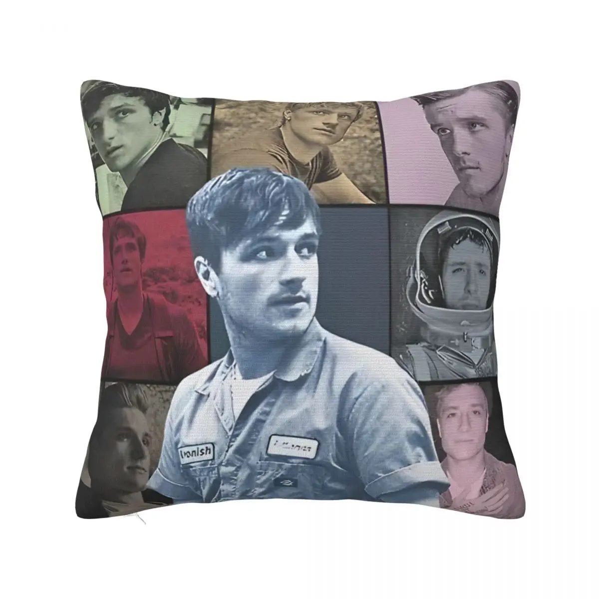 

Josh Hutcherson Pillowcase Printed Polyester Cushion Cover Decoration Throw Pillow Case Cover Home Zipper 40*40cm