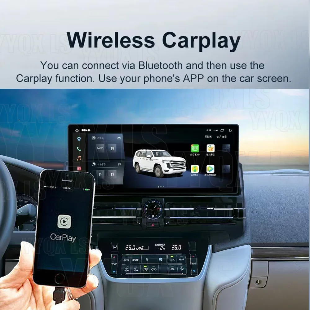 

Для Toyota Land Cruiser LC200 GXR VXR 2008-2021: Автомобильная мультимедийная система Android, автомагнитола, GPS-навигатор, головное устройство 2DIN