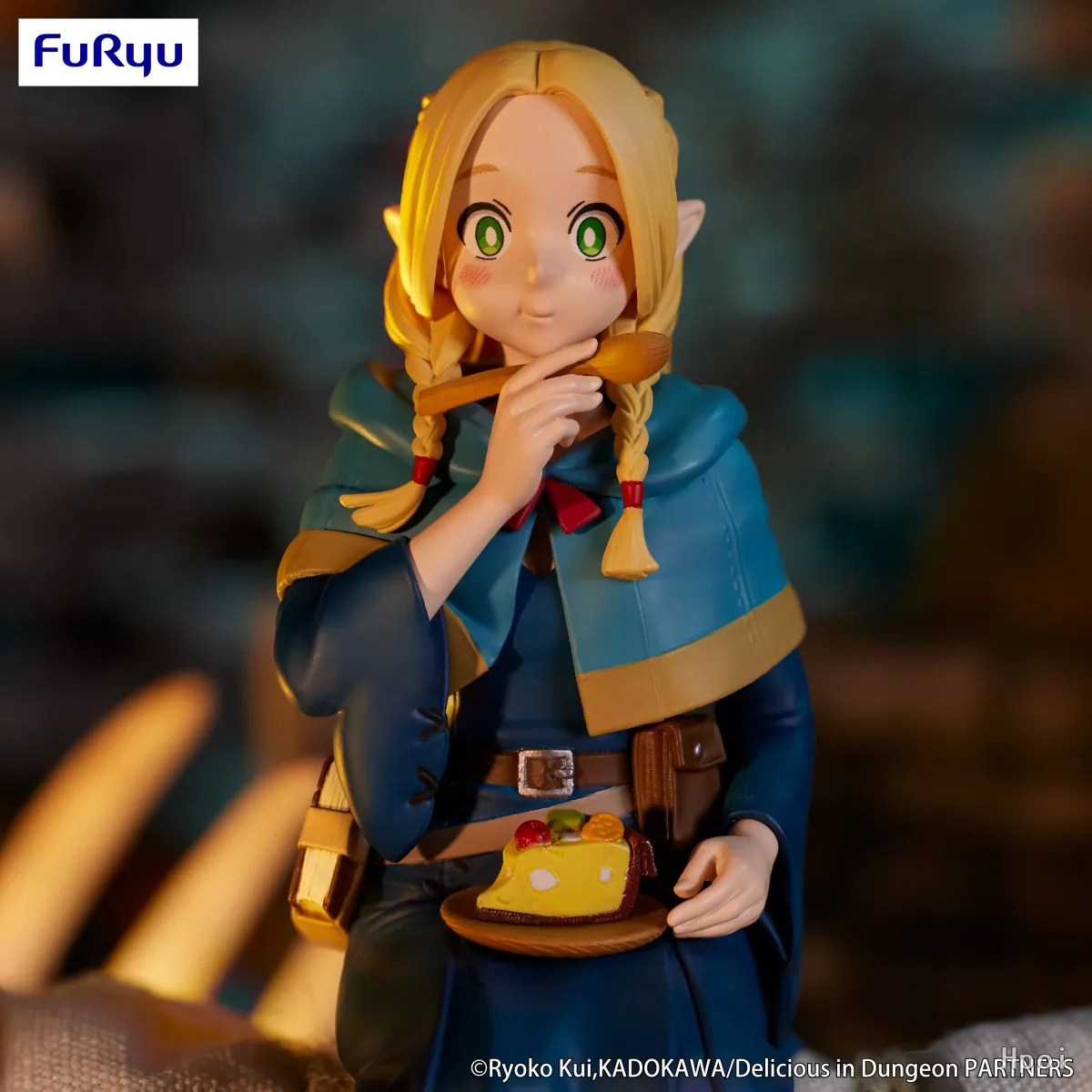 Figurka Anime Dungeon Meshi Marcille Donato 15 cm, Figurka Stoper do Makaronu, Delicious in Dungeon, Model Zabawka, Prezent, Figurka Akcji, Lalka, PVC