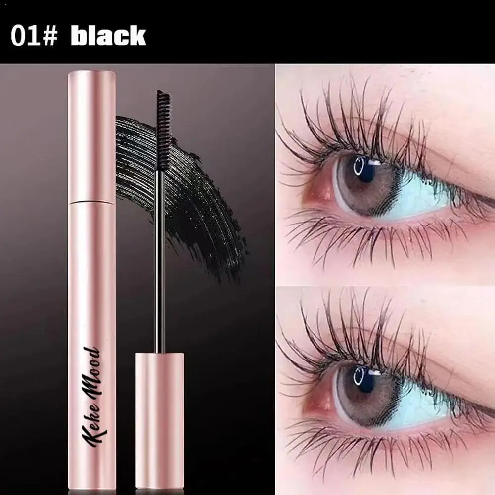 

Lengthens Eyelashes Black Mascara Extra Volume Ultra-Fine Waterproof Curling Natural Lashes Mascara Female Eyes Cosmetic Makeup