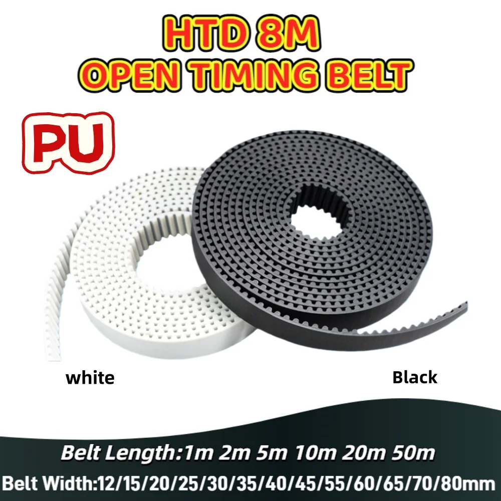 Htd 8M Pu Open Belt…