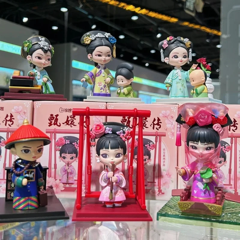 Empresses In The Palace 3 Generation Blind Box Legend Of Zhen Huan Anime Action Figurine Cute Pvc Model Surprise Toy Girl Gifts