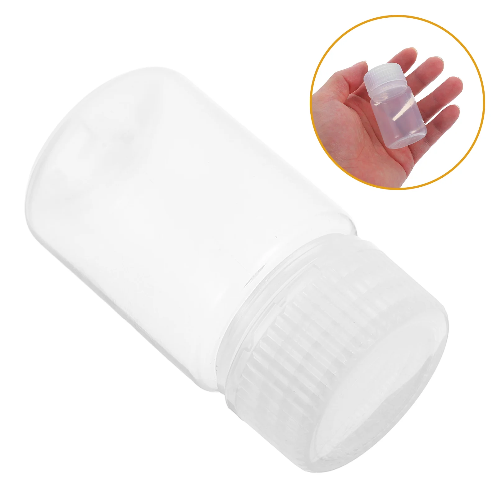 6 шт. лабораторные бутылки для реагентов, бутылки для хранения в холодильнике, круглые маленькие контейнеры для образцов с крышкой