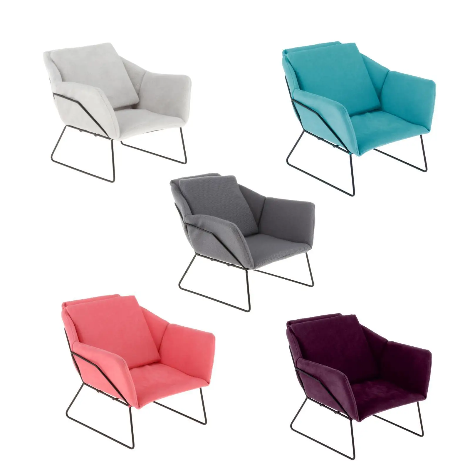 

1/6 миниатюрное кресло, диван, имитация модели кукольного домика, гостиная, Acc